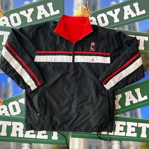 Jordan university of Cincinnati bearcats three quarter zip windbreaker